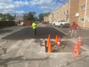 75** W Lawrence Ave Harwood Heights - Remove & Repalce Roadway & Sewer
